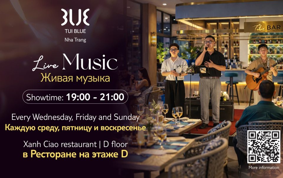 live music, tui blue, nha trang