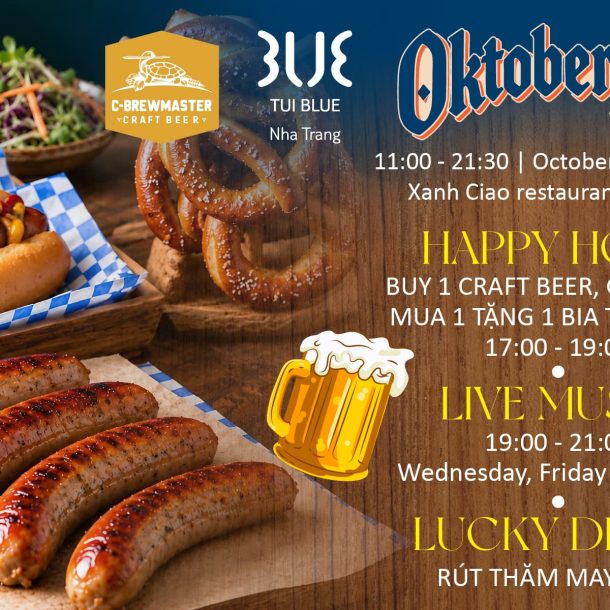 tui blue, nha trang, oktoberfest, beer, live music, happy hour